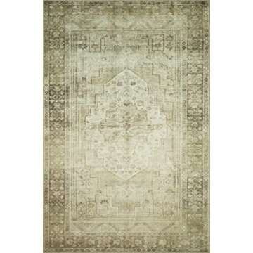 Loloi Banks Collection Runner Rug - Machine Washable, Stylish