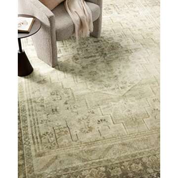 Loloi Banks Collection Runner Rug - Machine Washable, Stylish
