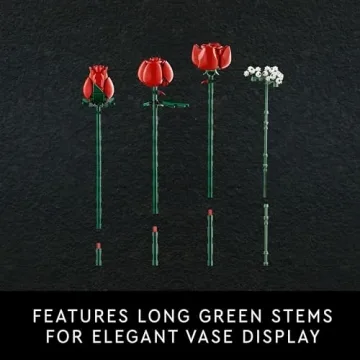 LEGO Bouquet of Roses DIY Artificial Flower Set for Adults