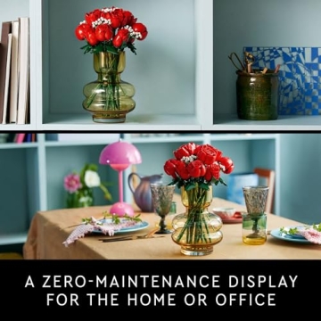 LEGO Bouquet of Roses DIY Artificial Flower Set for Adults