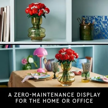 LEGO Bouquet of Roses DIY Artificial Flower Set for Adults