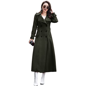 Stylish ebossy Women's Duster Trench Coat for All Sizes