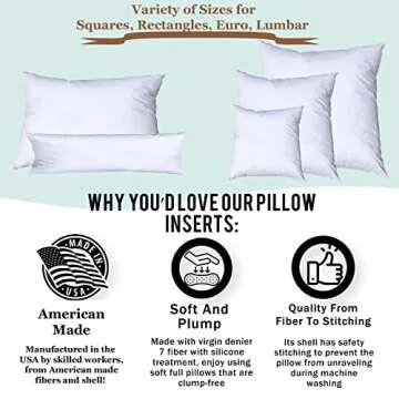 Pillowflex 8x36 Bolster Pillow for Decorative Home Use