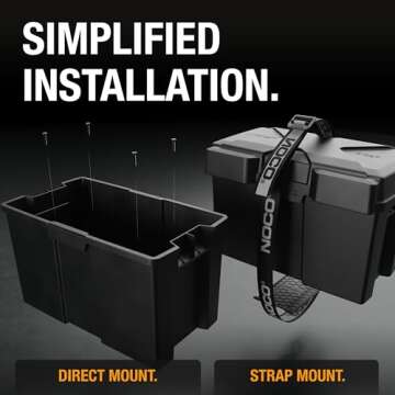 NOCOSnap-Top BG27 Battery Box for Marine and RV Use