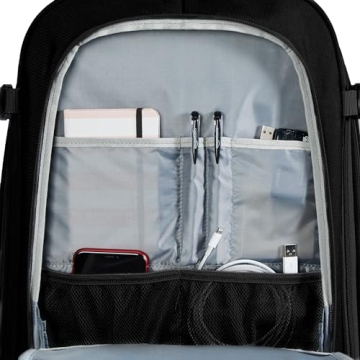 Amazon Basics Travel Backpack Expandable Carry On Lightweight Black