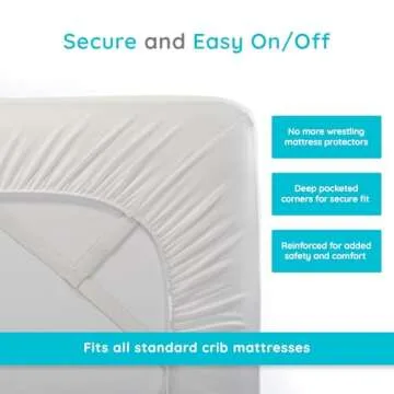 PUREgrace Tencel Mattress Protector for Infants and Toddlers