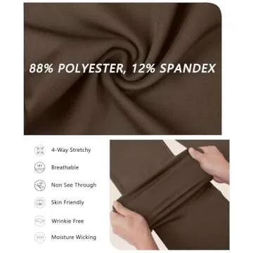 Agenlulu Women's High Waisted Bootcut Dress Pants