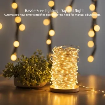 koopower 50 LED Battery Fairy Lights for Enchanting Decor