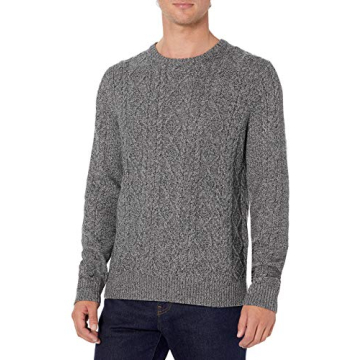Goodthreads Supersoft Cable Knit Crewneck Sweater