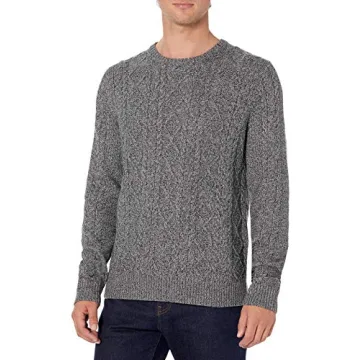 Goodthreads Supersoft Cable Knit Crewneck Sweater