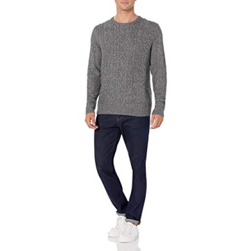 Goodthreads Supersoft Cable Knit Crewneck Sweater