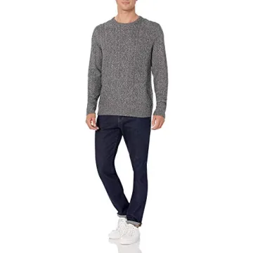 Goodthreads Supersoft Cable Knit Crewneck Sweater