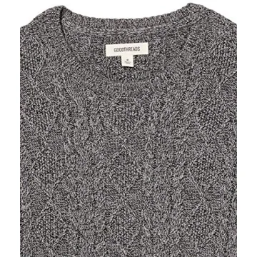 Goodthreads Supersoft Cable Knit Crewneck Sweater