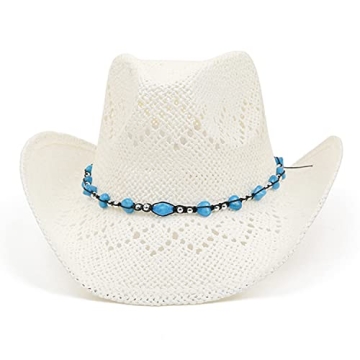 TOVOSO Shapeable Cowgirl Hat with Beaded Hearts Trim