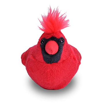 Wild Republic Northern Cardinal Plush with Bird Sound