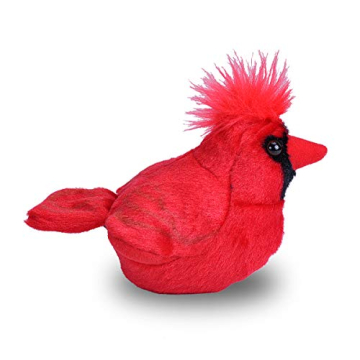 Wild Republic Northern Cardinal Plush with Bird Sound