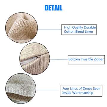 Fukeen Christian Classical Saying Throw Pillow Covers Flower Arrow Decorative Bible Verse Proverbs She Is Clothed In Strength & Dignity Pillow Cases Home Decor Cotton Linen 18”x18” Cushion Cover Gifts