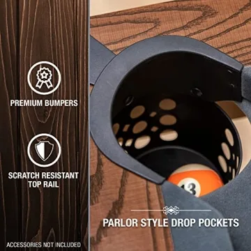 87" Rustic Dunhill Billiard Table - Your Game Room Essential