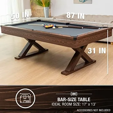 87" Rustic Dunhill Billiard Table - Your Game Room Essential