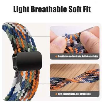 Comfortable Nylon Sport Loop Bands for Apple Watch Ultra