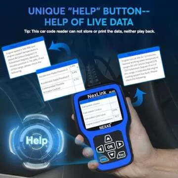 NEXAS NL101 OBD2 Scanner with Battery Tester - Ultimate Car Diagnostic Tool