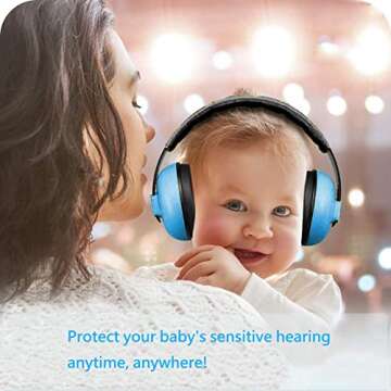Baby Ear Protection Aged 0-3 Years Noise Canceling Baby Headphones for Newborn Toddler Infant Protec...