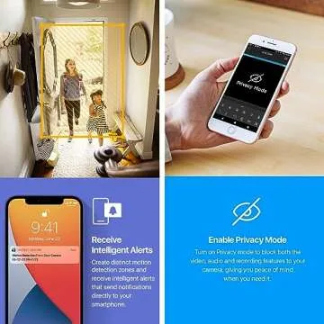 Amcrest ProHD 1080P WiFi 2MP (1920TVL) Indoor Pan/Tilt Security Wireless IP Camera IP2M-841B (Black)