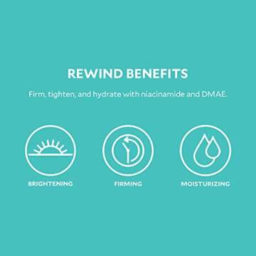 Stratia Rewind | Firming & Hydrating Serum to Hydrate and Fade Hyperpigmentation | DMAE, Niacinamide & Hyaluronic Acid | 1 Fl Oz