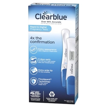 Clearblue Pregnancy Test Combo Pack - 4ct Digital & Rapid Detection