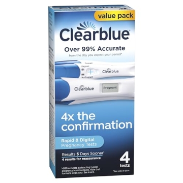 Clearblue Pregnancy Test Combo Pack - 4ct Digital & Rapid Detection