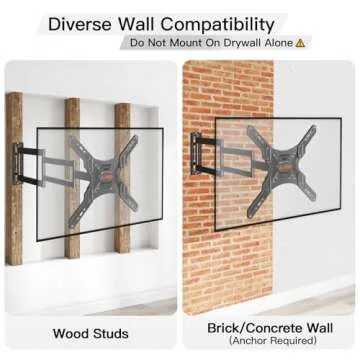 ELIVED Long Arm TV Mount for 26-65 Inch TVs