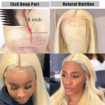 613 Honey Blonde Lace Front Wig for Black Women