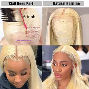 613 Honey Blonde Lace Front Wig for Black Women