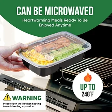 TaidMiao Meal Prep Containers 38oz - Reusable 30 Pack