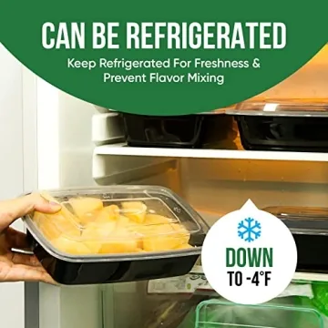 TaidMiao Meal Prep Containers 38oz - Reusable 30 Pack