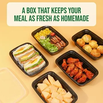 TaidMiao Meal Prep Containers 38oz - Reusable 30 Pack