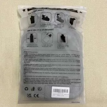 Hot Water Bottle with Soft Cover (2 Liter) Classic Rubber Hot Water Bagfor Cramps, Neck Shoulders Pain Relief Hot Cold Pack for Hot and Cold Therapy and Feet Warmer Great Gift for Women and Girls