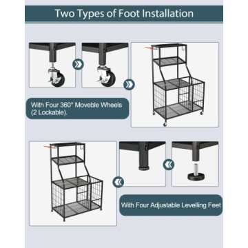 Versatile Weight Rack for Home Gym Storage Solutions