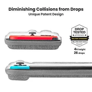 tomtoc Slim Switch Case With 10 Game Slots for Travel