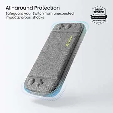 tomtoc Slim Switch Case With 10 Game Slots for Travel
