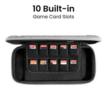 tomtoc Slim Switch Case With 10 Game Slots for Travel