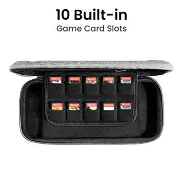tomtoc Slim Switch Case With 10 Game Slots for Travel