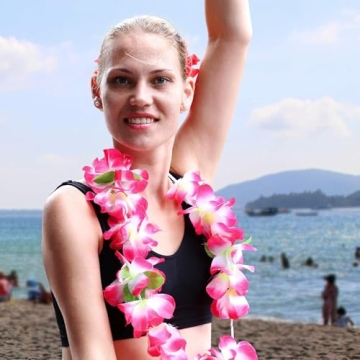 Vibrant Hawaiian Leis for Luau Party Fun and Cheerful Decoration