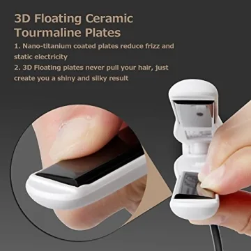 AmoVee Mini Portable Flat Iron for Effortless Styling