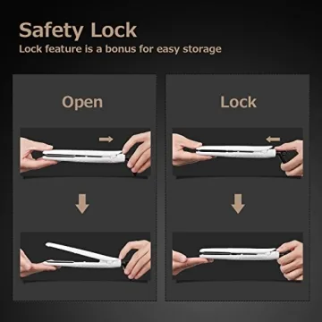 AmoVee Mini Portable Flat Iron for Effortless Styling