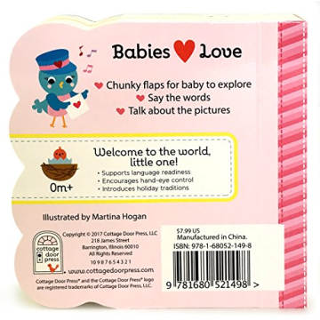Babies Love Valentines Lift-a-Flap Board Book for Toddlers