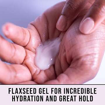 CurlMix Organic Flaxseed Gel for Curly Hair with Sweet Almond Oil - Defines & for Sensitive Skin - Fragrance Free - 8 fl oz