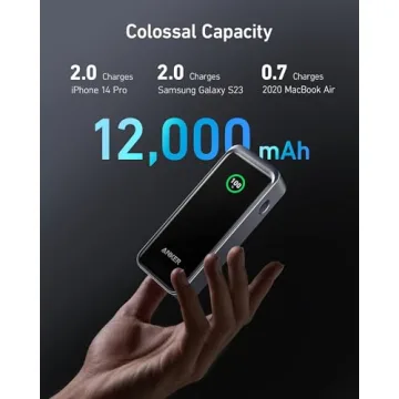 Anker Prime Power Bank 12,000mAh with 130W Output and Display
