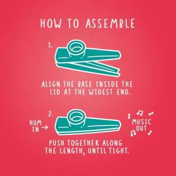 Ridley's Kazoo That Festive Tune | Holiday Game for The Family | No Musical Talent Required | Includes 4 Kazoos and 100 Festive Songs