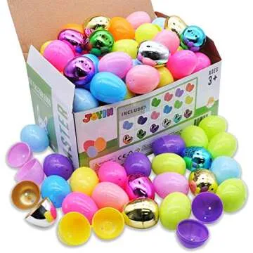 JOYIN 150 Pieces Colorful Easter Eggs Set for Celebrations